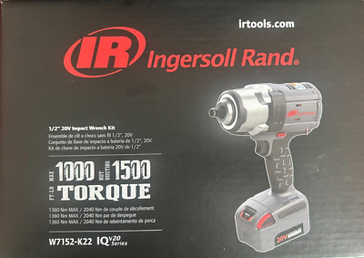 Impact Wrench Ingersoll Rand W3151-K22 1/2" 20V Cordless - 3840 In-lb Torque With 2 Batteries 1/2 Inch Impact Gun - Foto 5