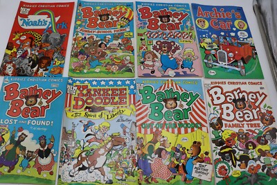 Lot Of 8 Reader Copies Barbour Christian Comics 80's 90's Barney Bear Archie