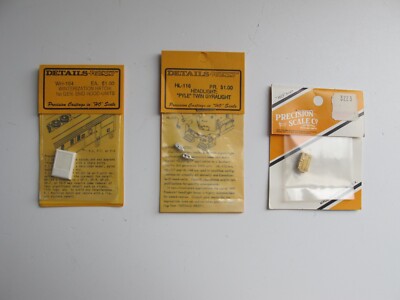 Zurüstteile US-Loks, Box Tool Shay, Headlight PYLE etc., Neu in OVP, 1:87