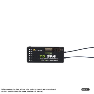 FrSky Tandem-Empfänger TD-SR6 2,4 GHz/868 MHz