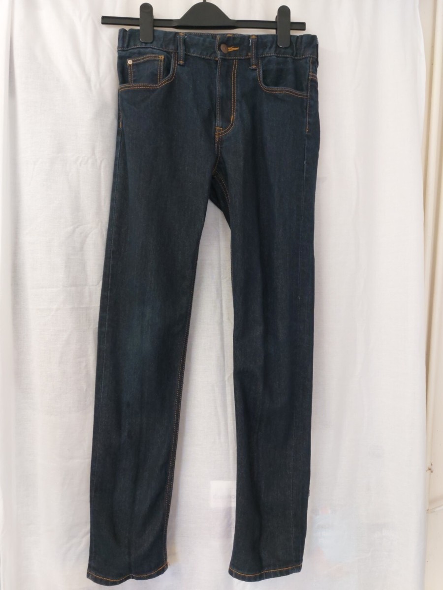Denim Boys Dark Blue Cotton Blend Skinny Jeans Size US 12/13 Yrs