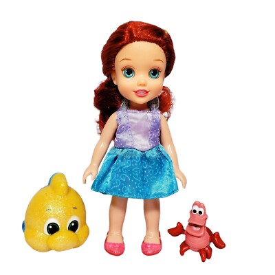 Disney Princess Petite Ariel Doll Toys R Us 6'' Doll Accessories Jakks HTF
