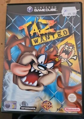 Nintendo GameCube Taz Wanted Deutsche Pal Cib