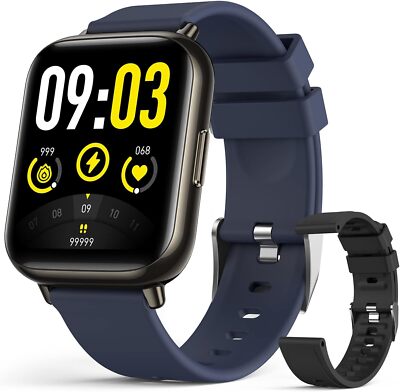 Waterproof Smartwatch Android/iOS Fitness Heart Rate Monitor for Google Pixel