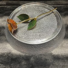 Real Rose Preserved And Dipped In 24 Kt. Gold