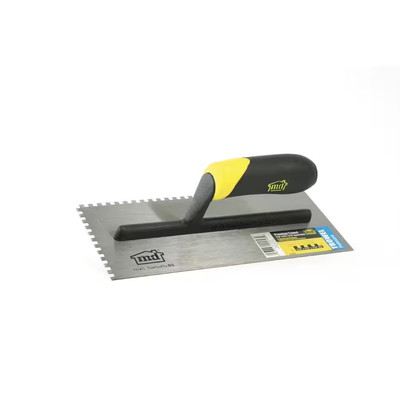 11 In. X 3/16 In. X 3/16 In. Square Notch Stainless Steel Flooring Trowel With