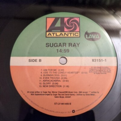 Sugar Ray – 14:59 (1999) Vinyl LP Atlantic Records Lava 83151-1 US