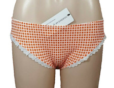 BNWT Ladies Sz 10 Underwear Of Sweden Orange White Stella Swimmable Underwear