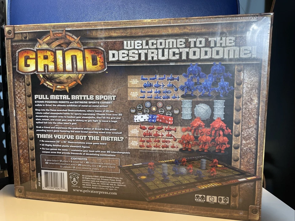 Grind Full Metal Battle Sport Board Game Privateer Press *New*In Box* - Image 2 of 4