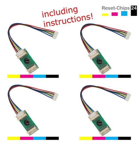 4x Entwickler Chip Y/M/C/K passt für DEVELOP ineo+ 220 224 280 284 DV512