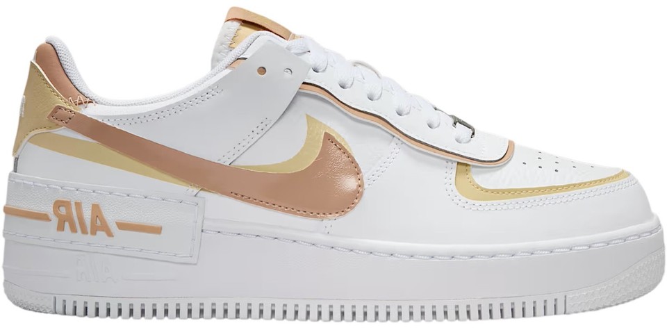 Nike Air Force Shadow White Team Gold Hemp W for sale