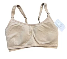Auden Women's All-in-One Nursing and Pumping Bra Beige Size Medium