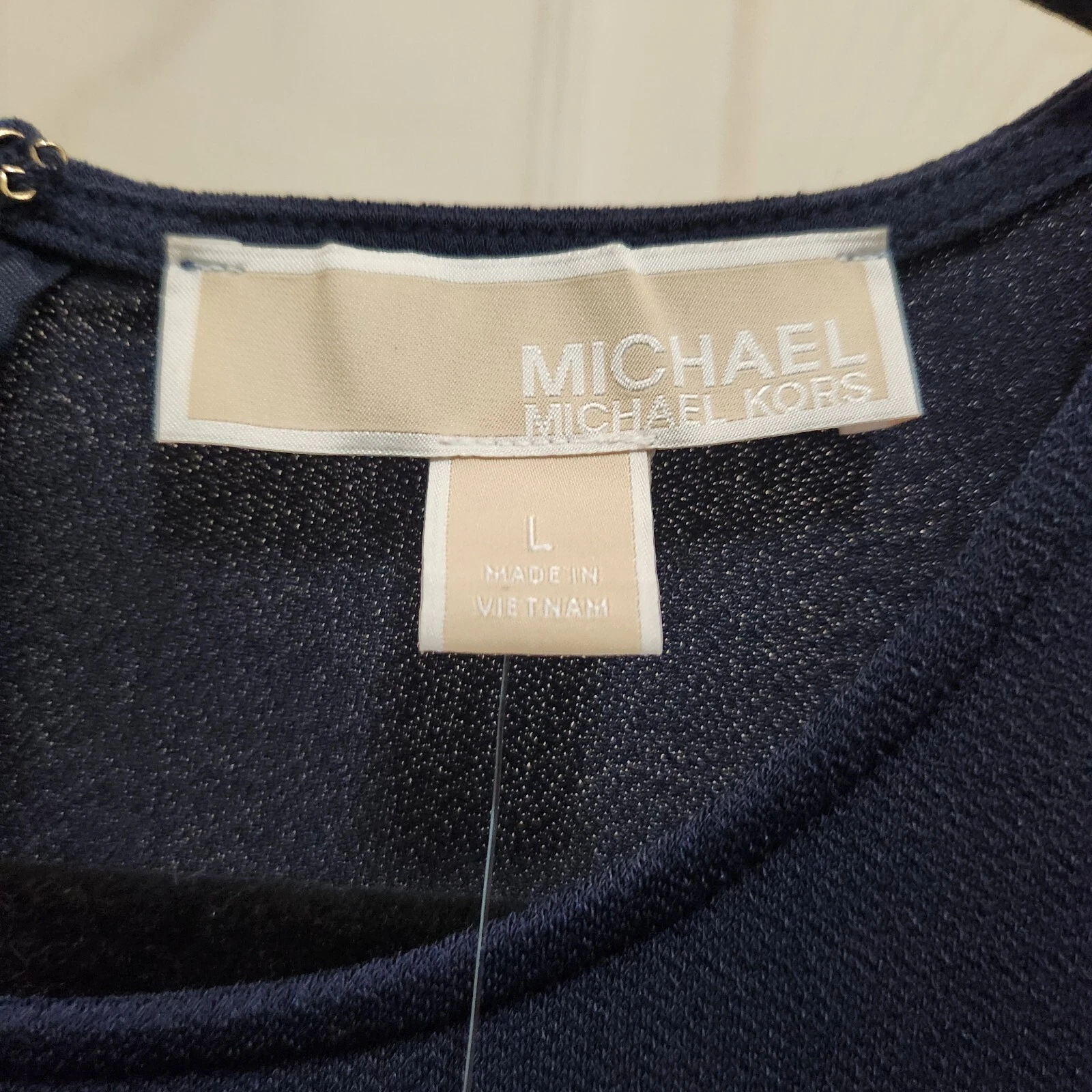 Mini abito donna Michael Kors in velluto con volant e volant nuovo con etichette (L)