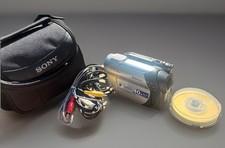 Sony Handycam DCR-DVD108 DVD Camcorder 40X Zoom w Battery Case Cables Tested