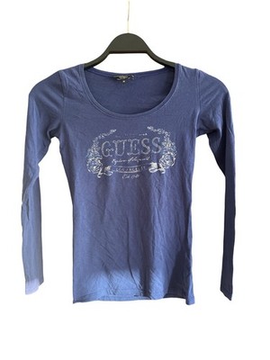 Guess Damenmode Bluse Größe S/M Blau