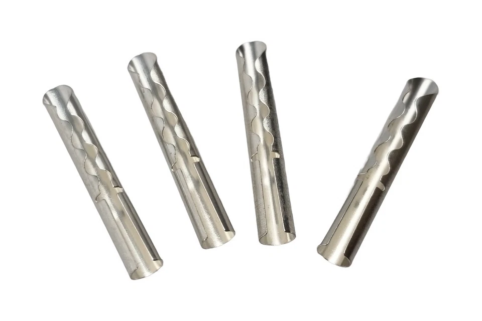 Ohrenschmaus 4mm Hohlbananas Hollow Tip versilbert ohne Lötfahne