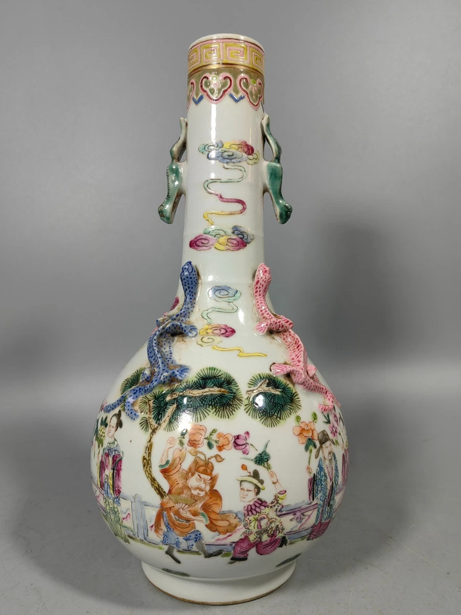 清朝瓷器在中国古董花瓶| eBay