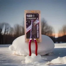 Klein Tools American Forged Side-Cutting Long Nose Pliers D203875