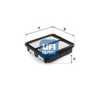 Ufi Luftfilter 30.451.00 Filtereinsatz FüR Honda GM2 Jazz GM3 City 3 5 2 GG1 GE6