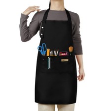 Artist Apron,Paint Garden Pottery Teacher Painting Aprons for Adults Women 3 ...