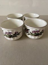 4 Pots A Crème Villeroy & Modèle Botanica Pulmonaria Officinalis