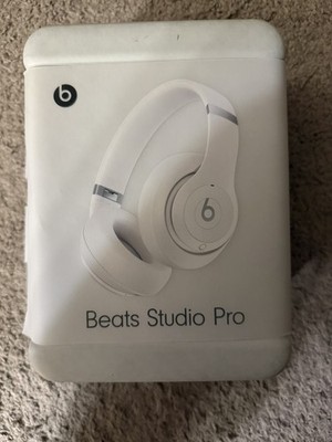Beats by Dr. Dre Studio Pro Wireless Headphones White Noise Cancelling Bluetooth