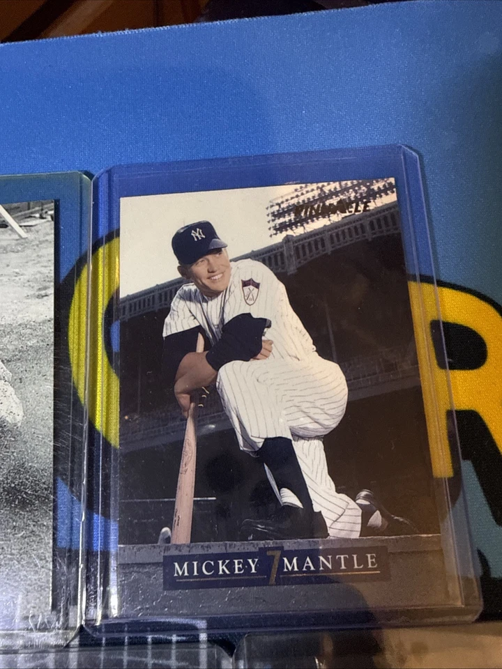 1992 и 1996 Topps & Pinnacle — лот из 10 карт с Микки Мэнтлом — Нью-Йорк Янки - Изображение 4 из 4