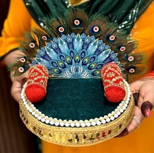 Laddu Gopal Kanha ji God Designer Dress Poshak White Size 1 -4