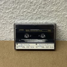 TDK MA-X 90 IEC IV / Type IV Metal Position Audio Kassette Tape - Bitte Lesen