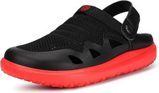 Men'S Women'S Clogs Garden Shoes Slip on Sandals Breathable Summer Orthotic Walk