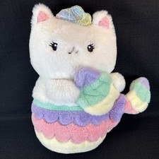 FAO Schwarz Glow Brights Meowmaid Mercat 12" Plush Stuffed Animal Toy LED Sound