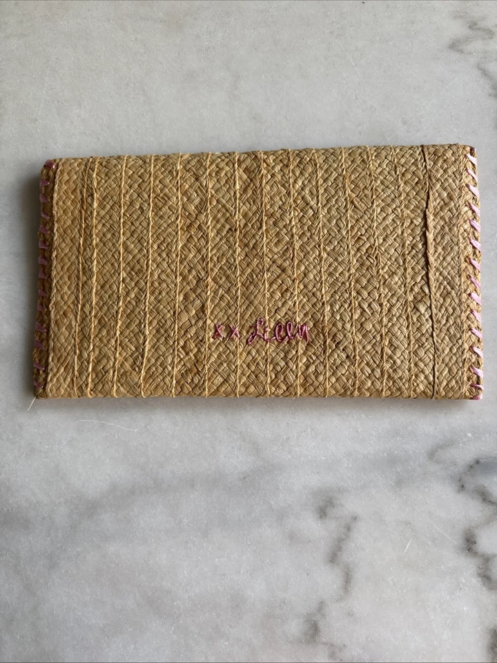 Lilly Pulitzer  ‘Caliente’ Shrimp Lobster Straw Clutch Bag - Image 2 of 4