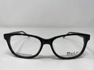 Bolo Eyewear B81121 C4 52-16-140 Tortoise Plastic Full Rim Eyeglasses Frame &W02
