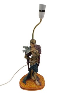 Art Deco Style Figurine Table Lamp with Amber Effect Base Spares & Repairs