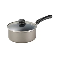 Ceramic Saucepan Covered Porcelain Enamel Aluminum Heat Resistant Lid 2 Quart US