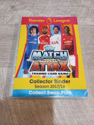 Premier League Match Attax 2017/18 Complete Binder + 18 Limited Editions, 2 Pro