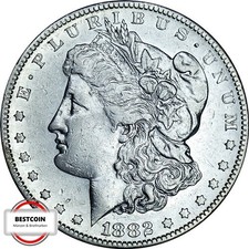 USA KM 110 One Morgan Dollar del 1882 S in SS+ 4211