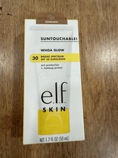 7/25 E.l.f. Skin Suntouchable Whoa Glow Spf 30, Sunscreen & Makeup Primer