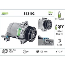 Kompressor Klimaanlage VALEO 813102 für Opel Astra H Caravan