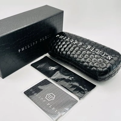 Philipp Plein Etui Brillenetui Brillen Sonnenbrillen L schwarz Hartschale NEU - Bild 1 von 4