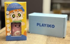 PLAYIKO Kids U Shaped Electric Toothbrush Pink Cartoon Dinosaur Base NIB