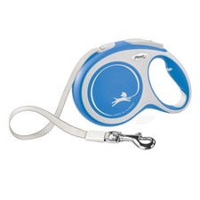 FLEXI New Comfort Retractable Dog Leash 26ft Large Blue Pastel