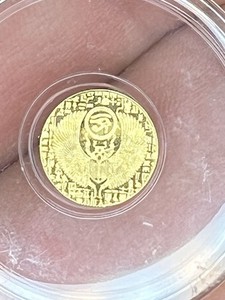 Gold Egyptian Hieroglyphic Design 1/200th oz .999 gold