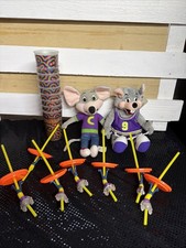 Chuck E Cheese's Lot Plush Promotional Basketball 2007 9 Cups 7 Lids/Straws