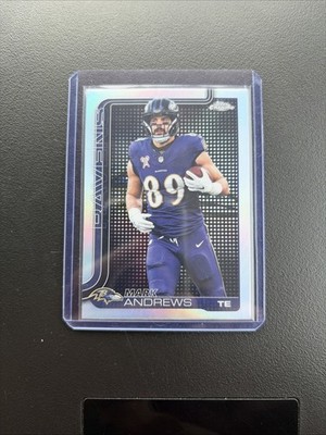 2025 Topps Chrome Mark Andrews Ravens #23 Lightboard Logo Football Card
