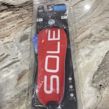 SOLE Active Medium Orthotic Insoles Men Heat Moldable Arch Support New Sz 7 Men