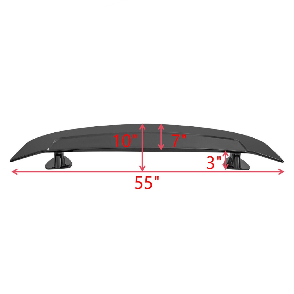 Spoiler Rear Trunk Lip Spoiler Roof Tail Wing 55" For Lotus Elise 2004-2011