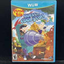 Phineas and Ferb: Quest for Cool Stuff (Nintendo Wii U) Tested & Working CIB