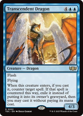 Transcendent Dragon [Tarkir: Dragonstorm Commander] Near Mint