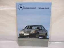 Mercedes-benz Medium Class Catalog 1986 Original Item With Lorinser Price List Mercedes-benz Medium Class Catalog 1986 Original Item With Lorinser Price List